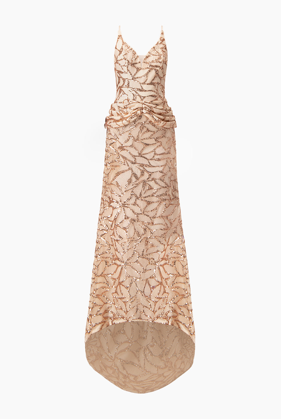 Vestido de bajo asimetrico